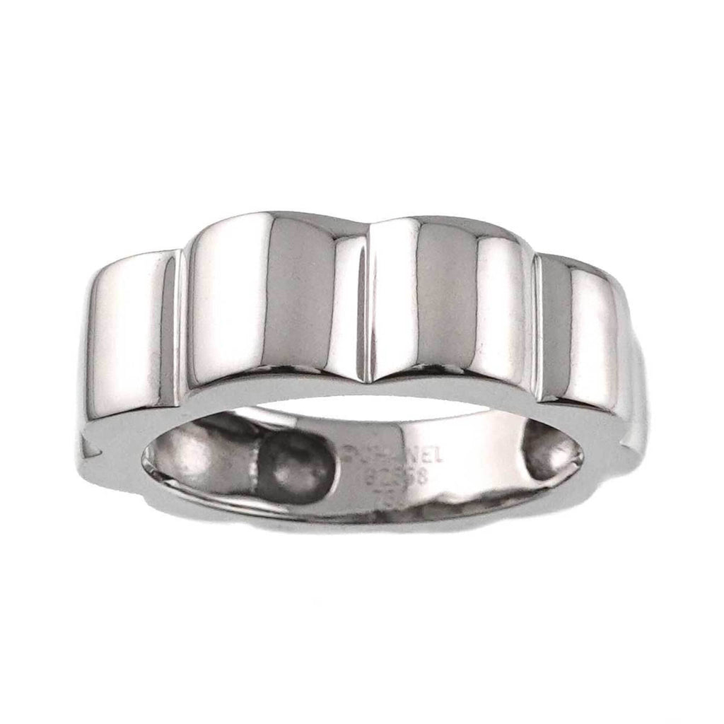 Chanel White Gold (18K) Band Ring