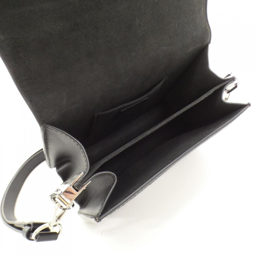 Louis Vuitton Black Tweed Spangles Leather Shoulder Bag