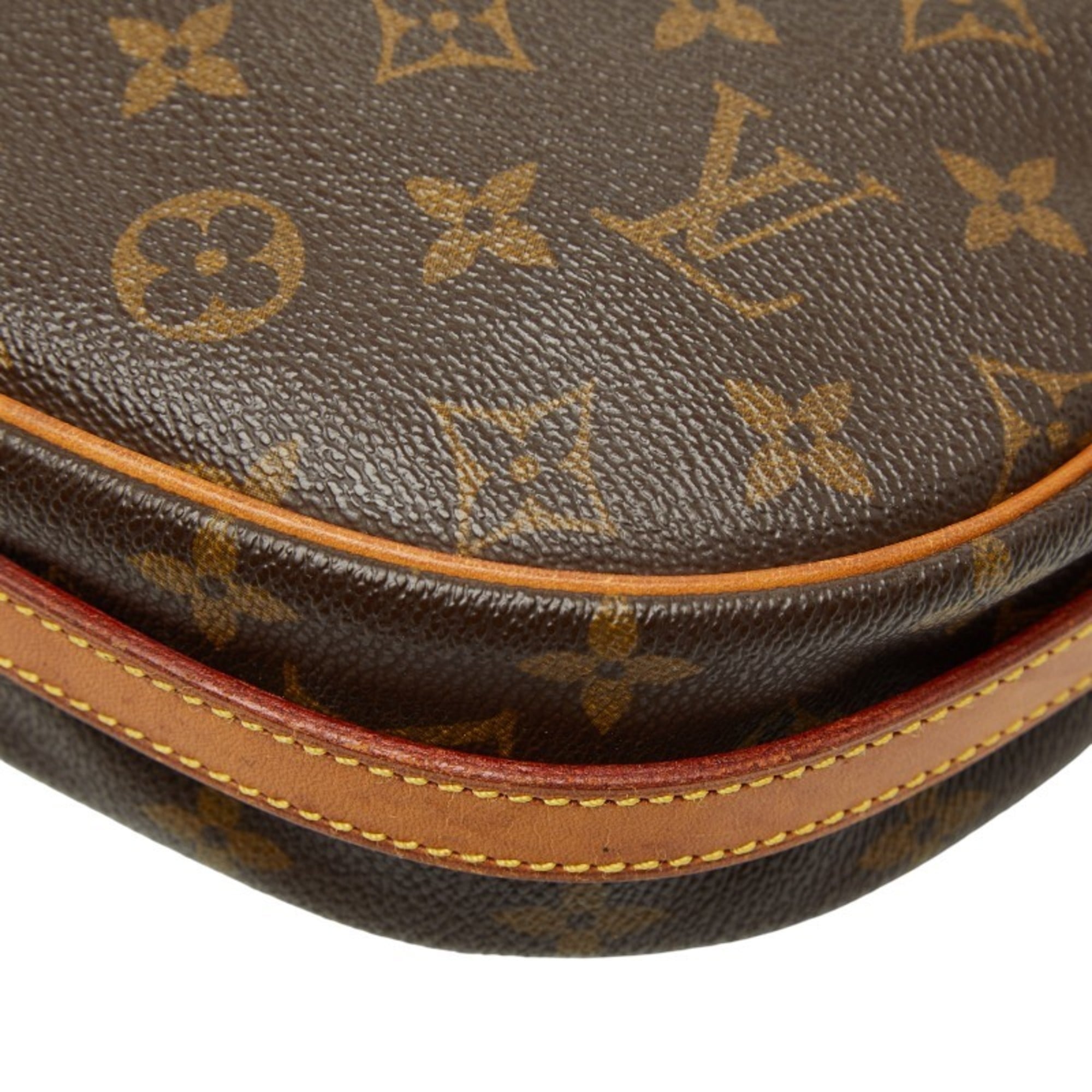 Louis Vuitton Brown Pvc Leather Shoulder Bag