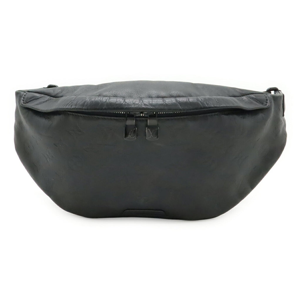 Louis Vuitton Black Noir Monogram Shadow Fanny Pack