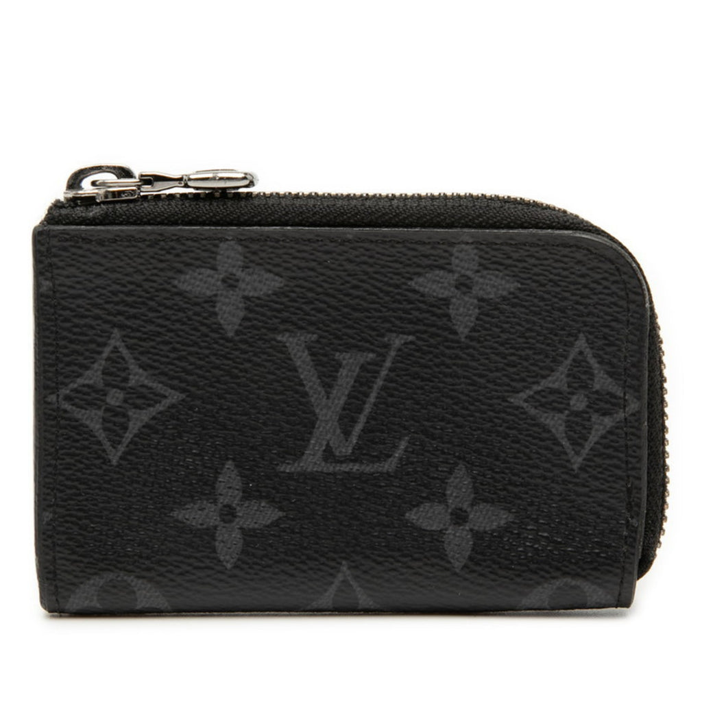 Louis Vuitton Black Pvc Leather Coin Purse/Coin Case