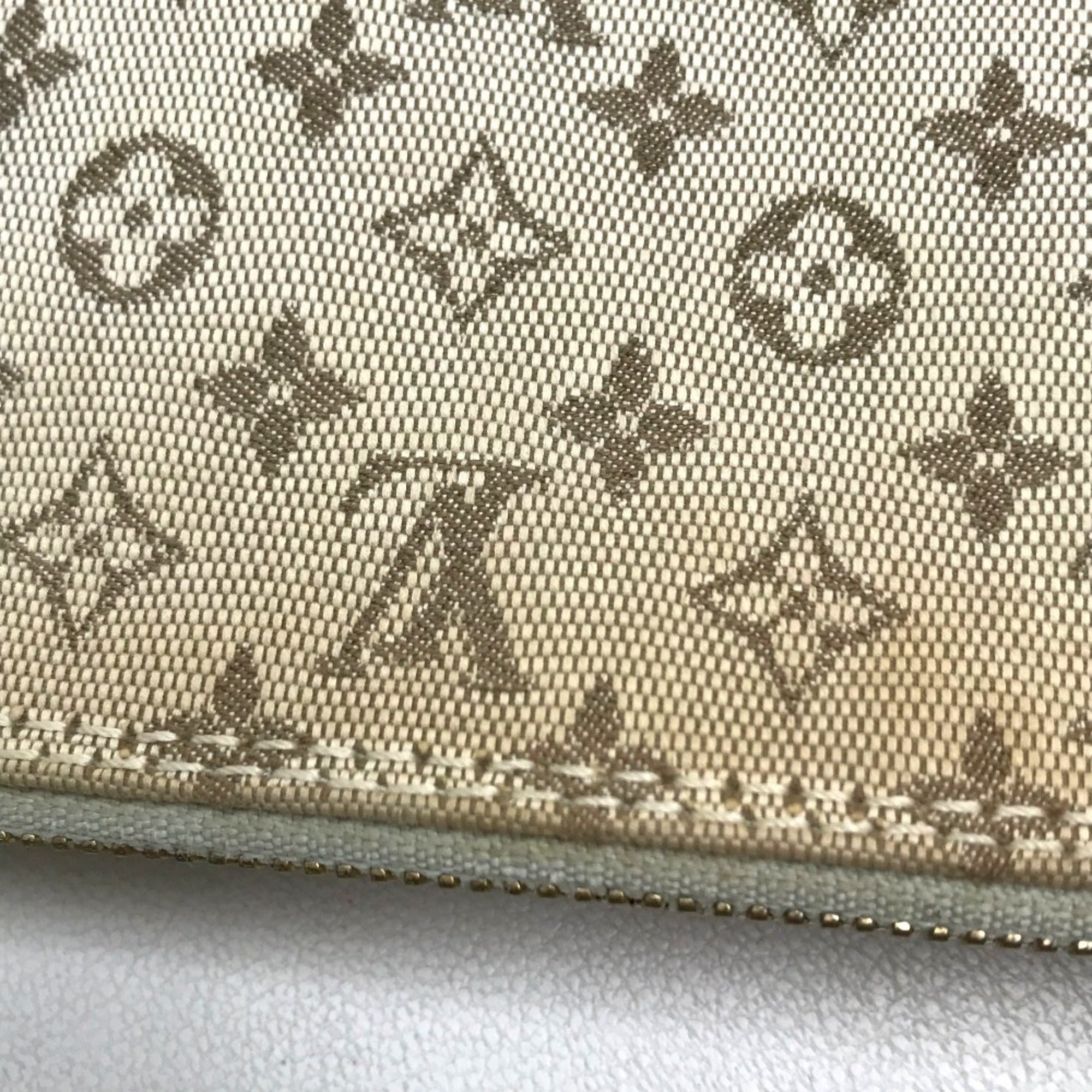 Louis Vuitton Dark Brown Khaki Monogram Handbag