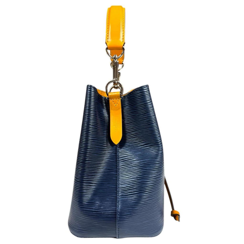 Louis Vuitton Epi Navy Orange Epi Leather Shoulder Bag