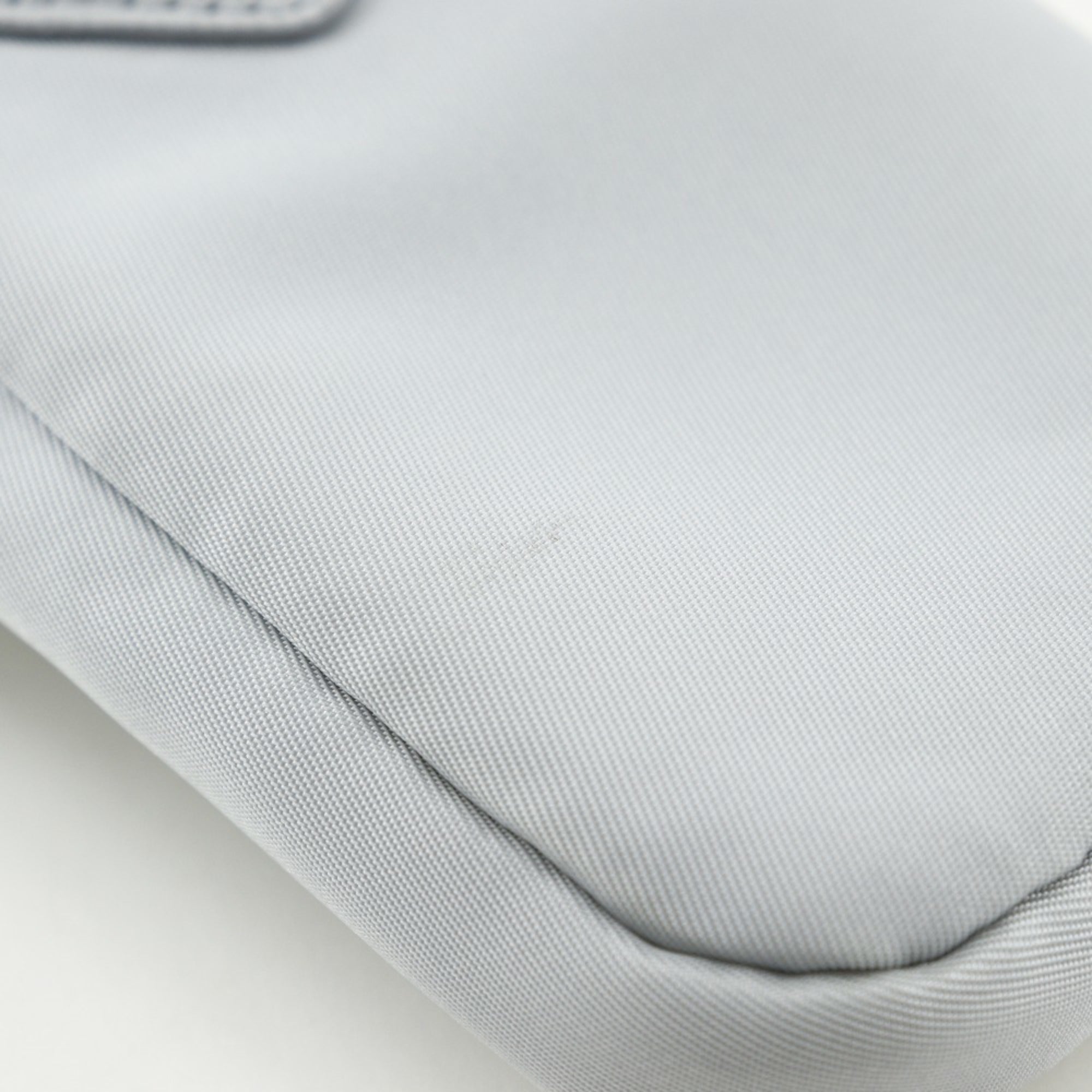 Prada Gray Nylon Shoulder Bag