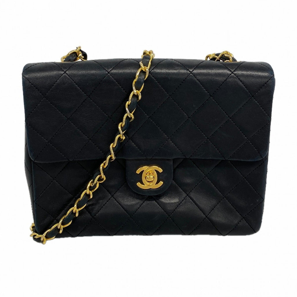 Chanel Black Leather Shoulder Bag