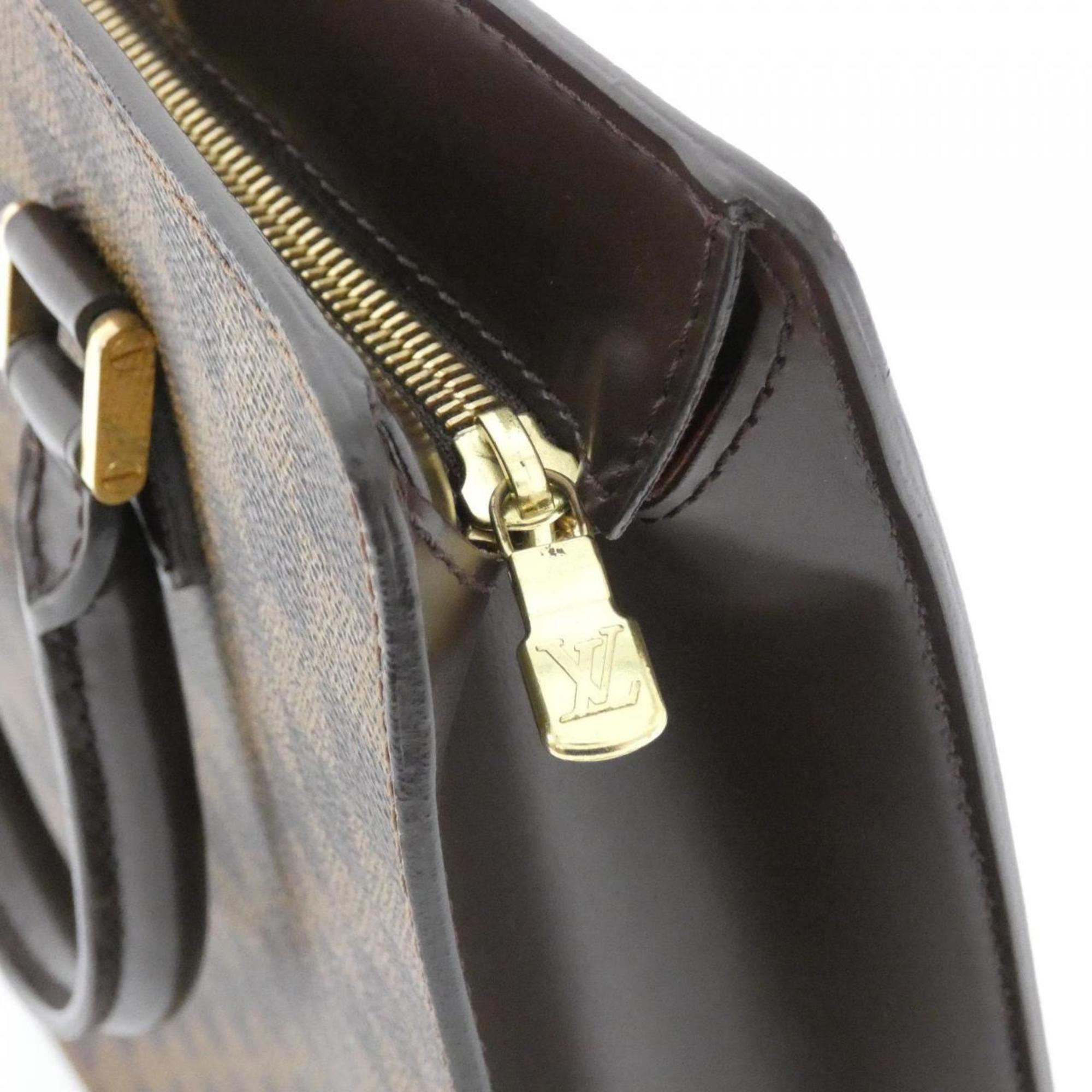 Louis Vuitton Ebene Coated Canvas Handbag