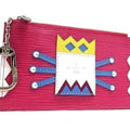 Louis Vuitton Pink Pivoine Leather Coin Purse/Coin Case