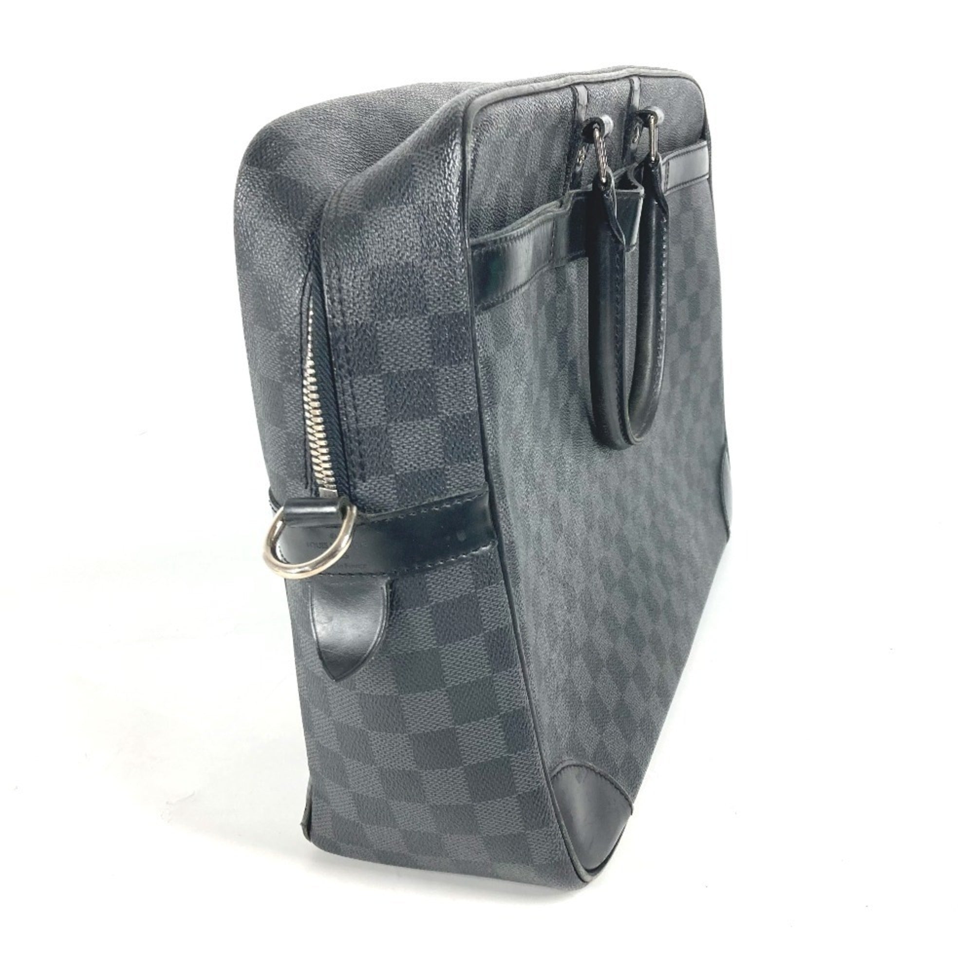 Louis Vuitton Black Damier Graphite Handbag Tote Bag