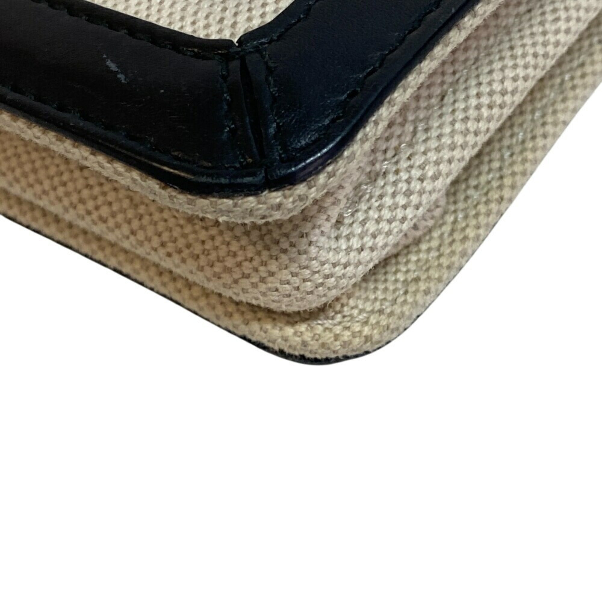 Balenciaga Beige Canvas Pochette Shoulder