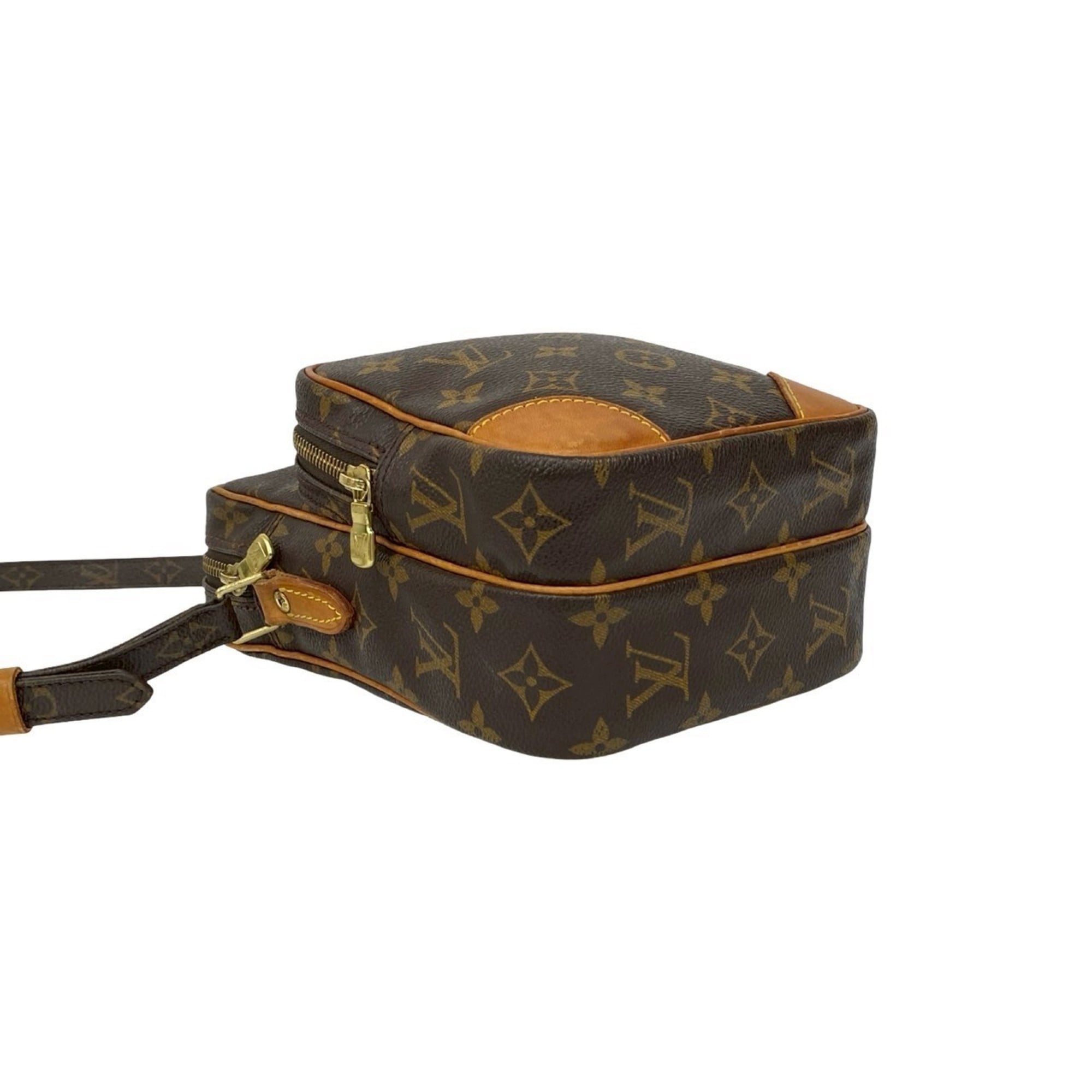 Louis Vuitton Brown Leather Pvc Pochette Shoulder Bag