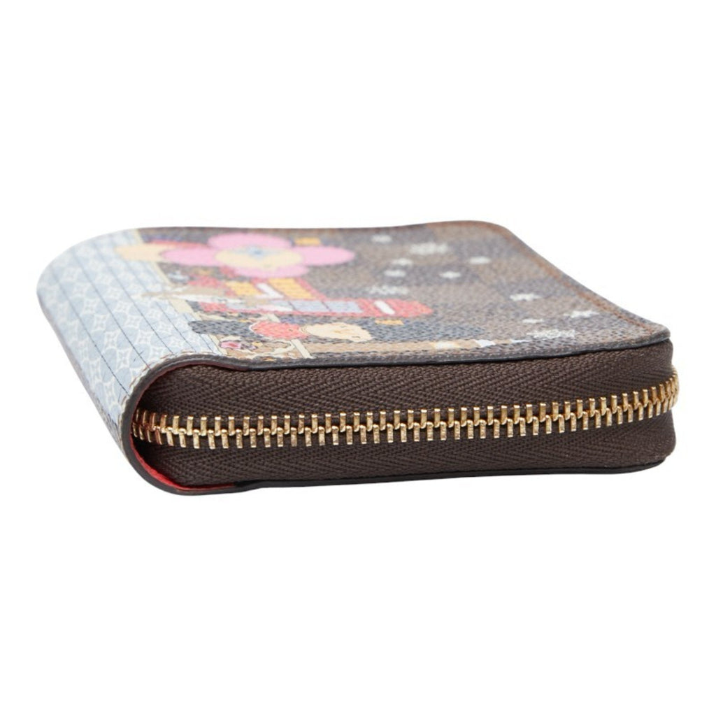 Louis Vuitton Brown Multi-Color Pvc Coin Purse/Coin Case