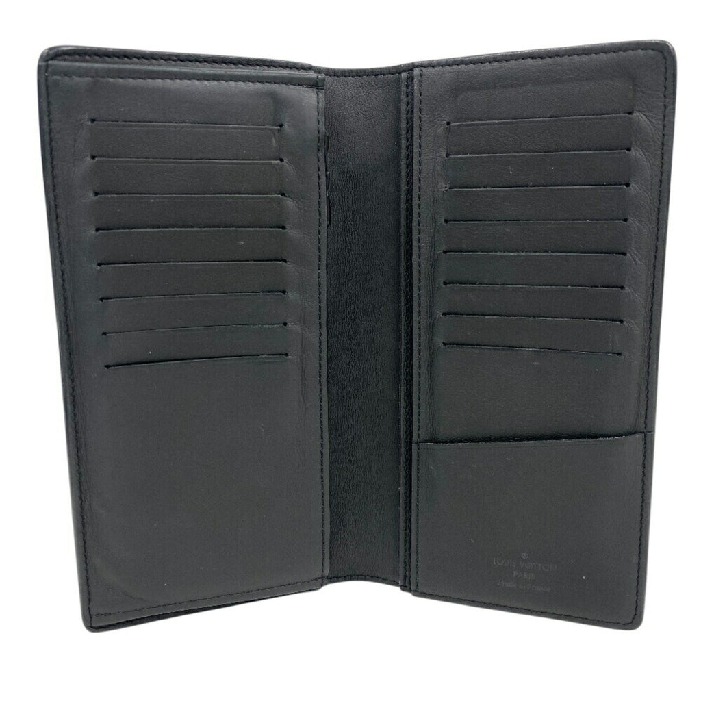 Louis Vuitton Black Monogram Shadow Long Wallet