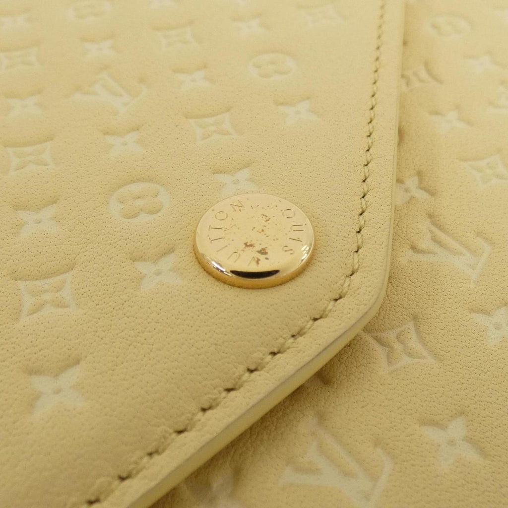 Louis Vuitton Jaune Leather Long Wallet