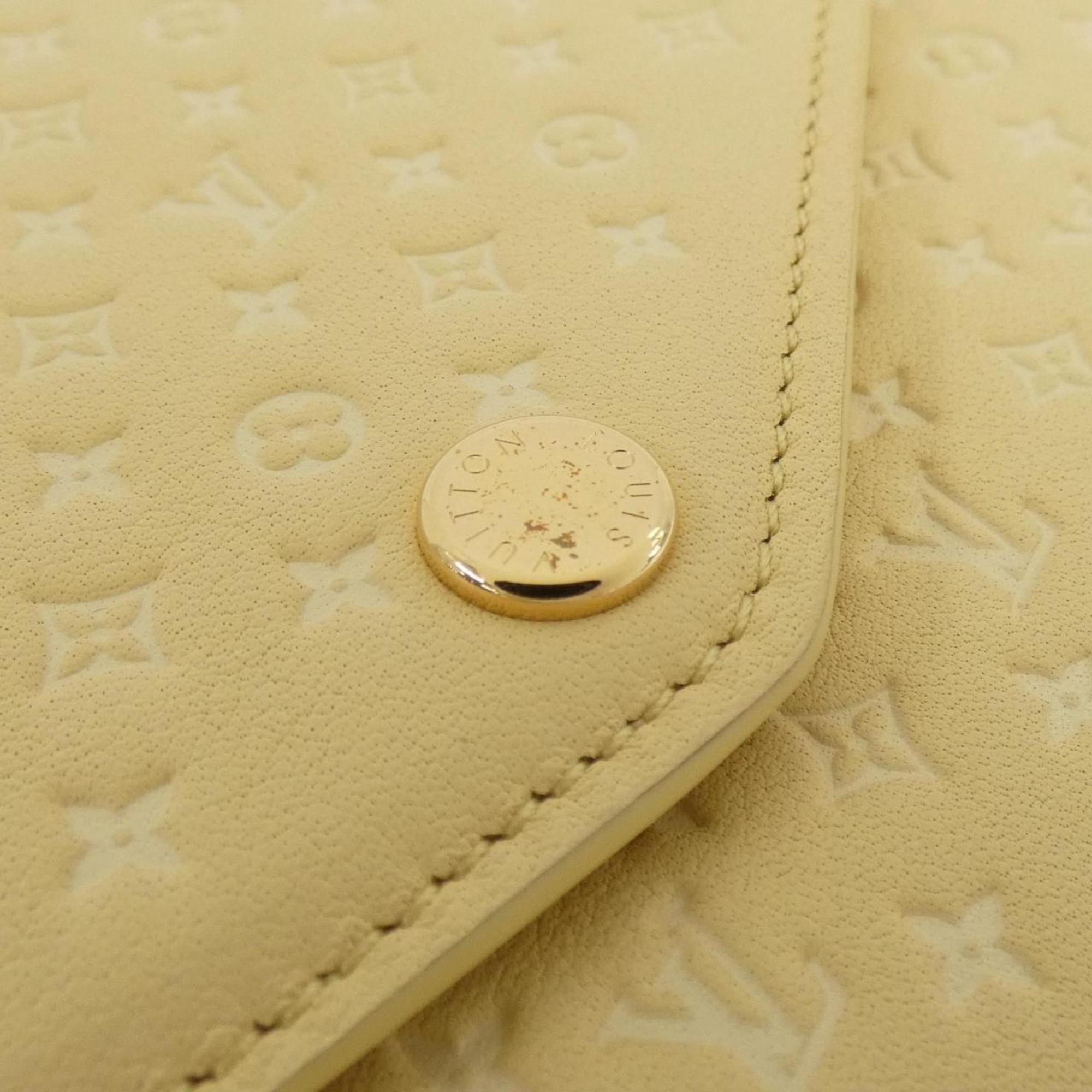 Louis Vuitton Jaune Leather Long Wallet