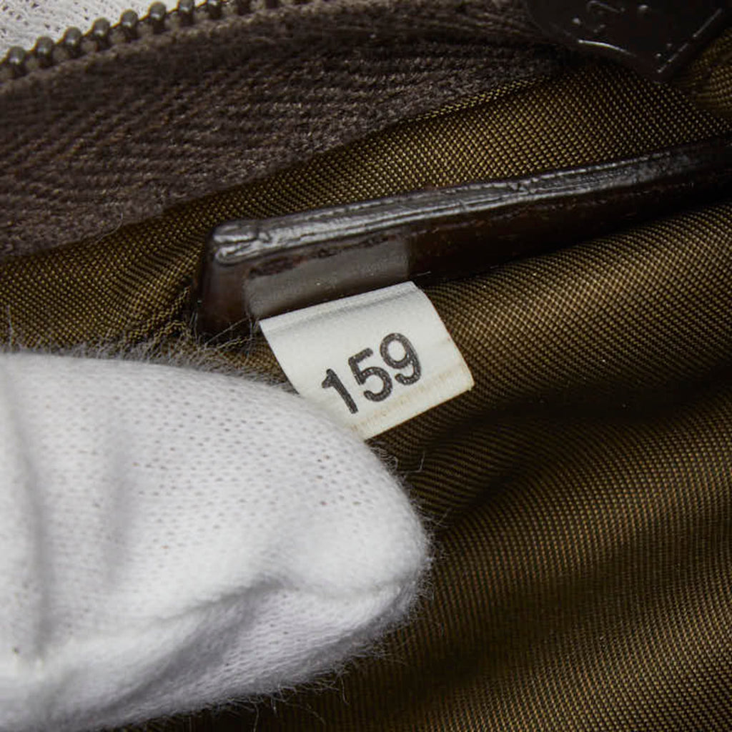 Prada Green Khaki Nylon Shoulder Bag