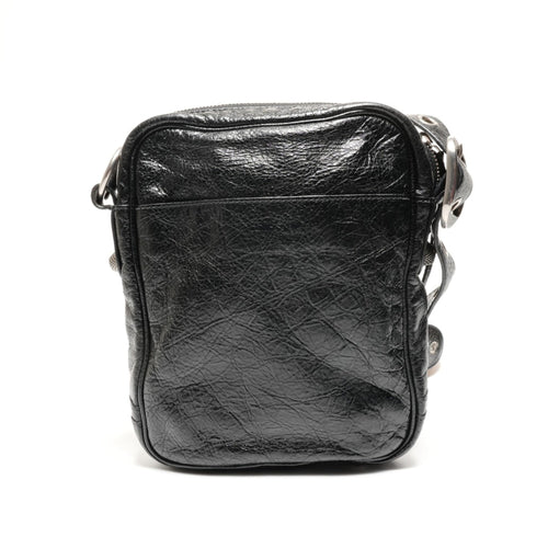 Balenciaga Black Leather Shoulder