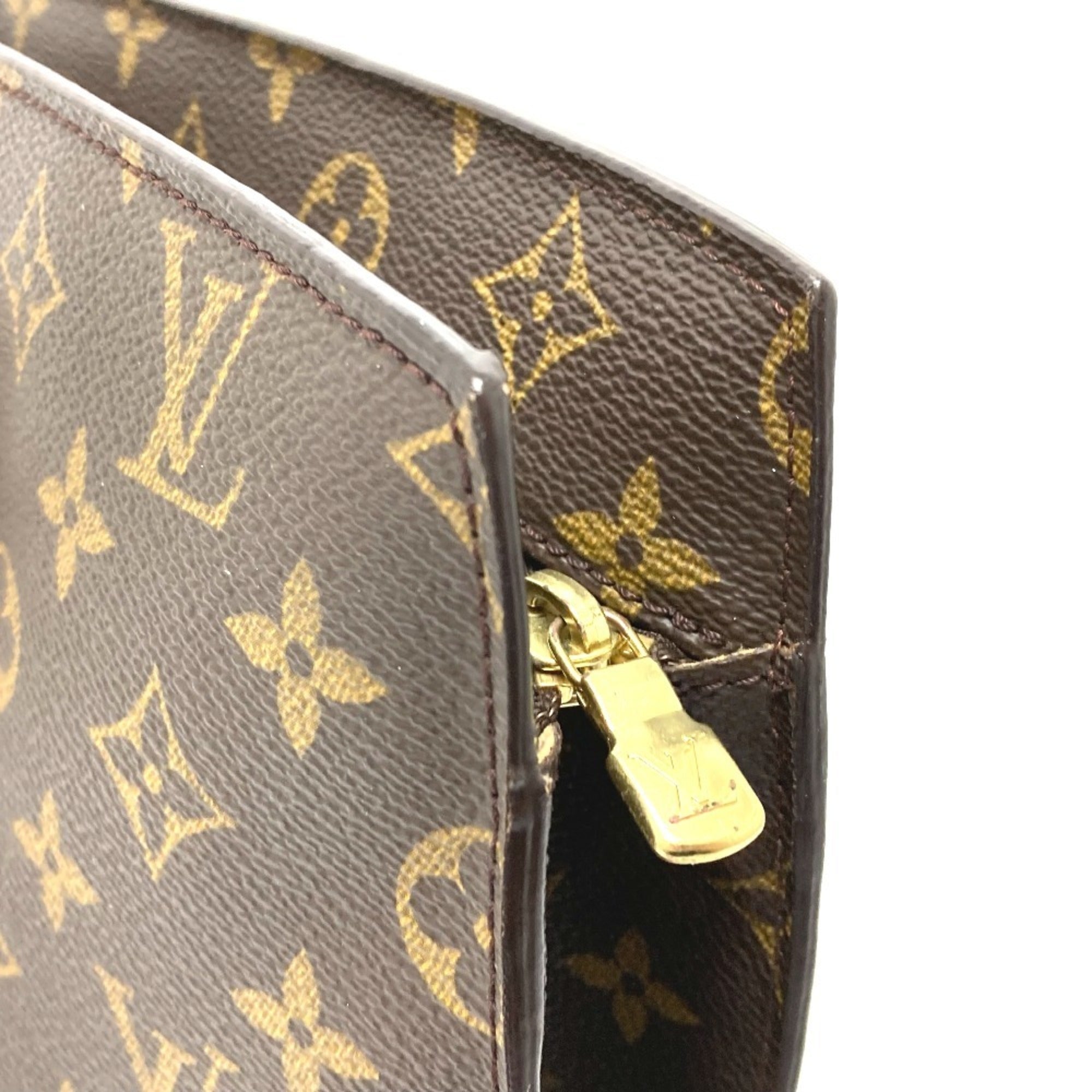 Louis Vuitton Brown Monogram Shoulder Bag Tote Bag