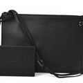 Balenciaga Black Leather Pouch