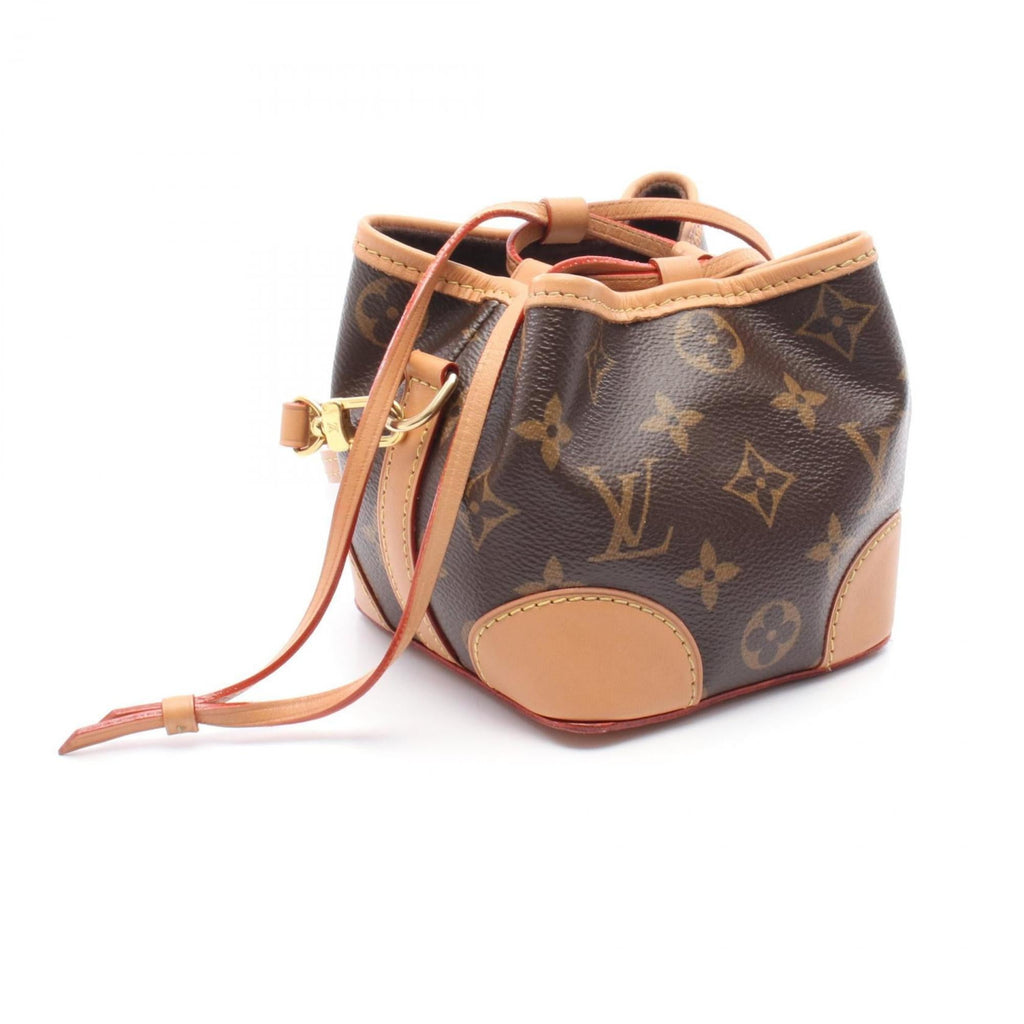 Louis Vuitton Brown Coated Canvas Leather Shoulder Bag