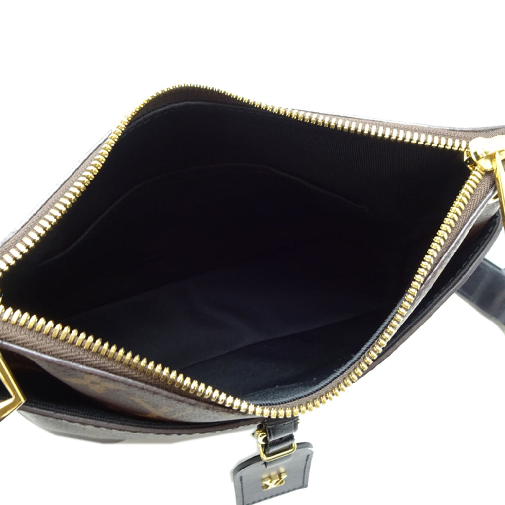 Louis Vuitton Black Brown Monogram Noir Monogram Shoulder Bag