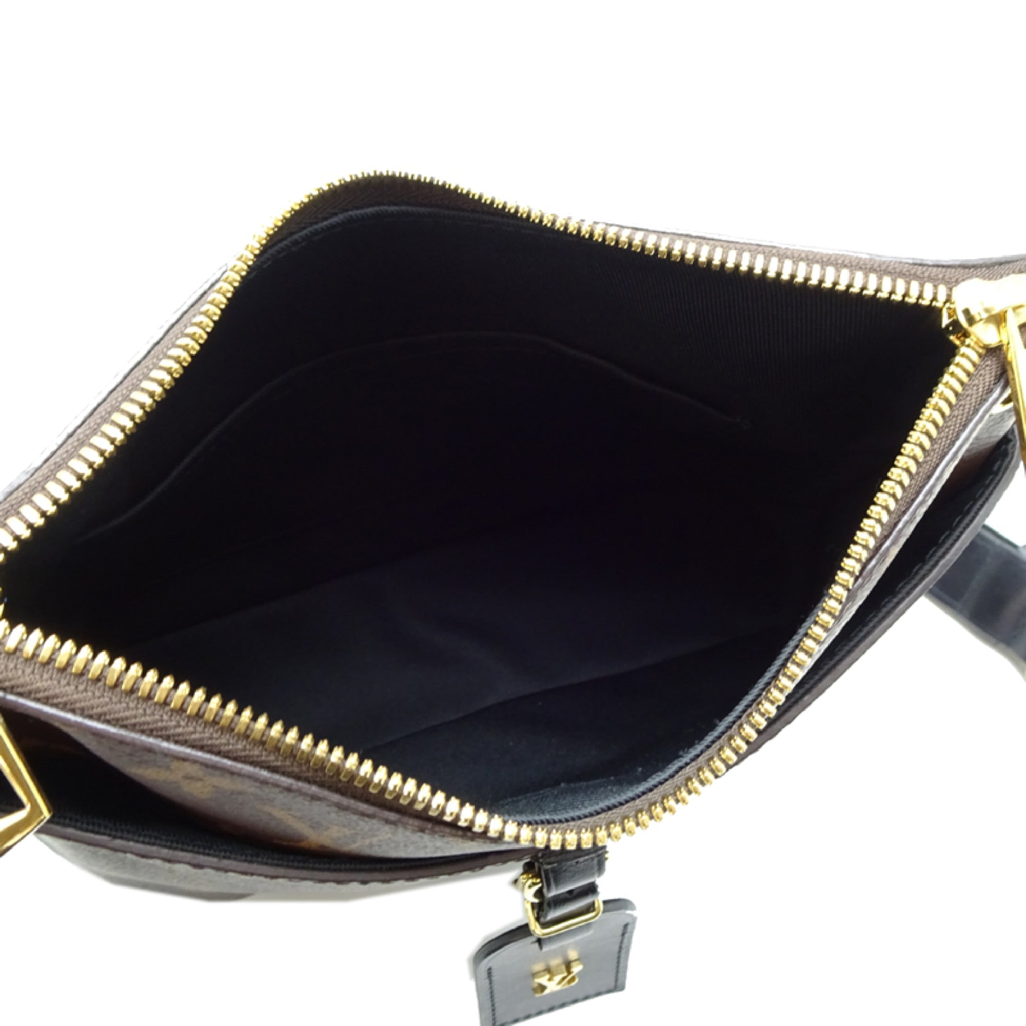 Louis Vuitton Black Brown Monogram Noir Monogram Shoulder Bag