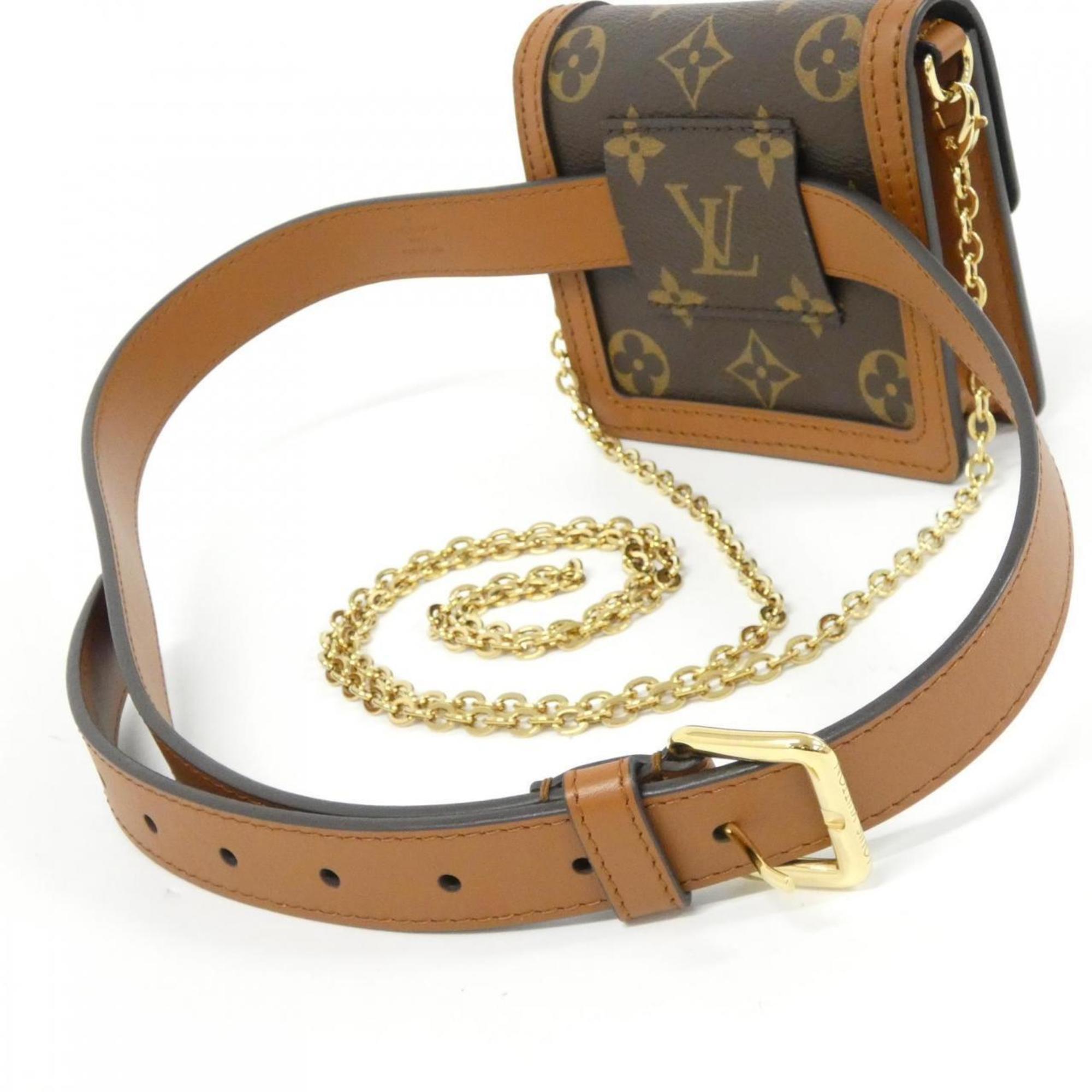 Louis Vuitton Marron Coated Canvas Fanny Pack