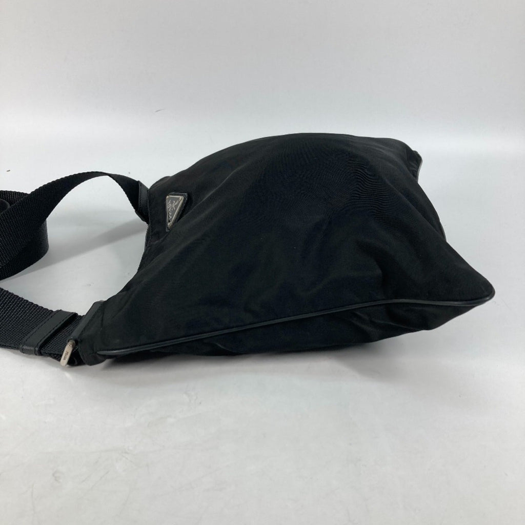 Prada Black Nylon Pochette Shoulder Bag