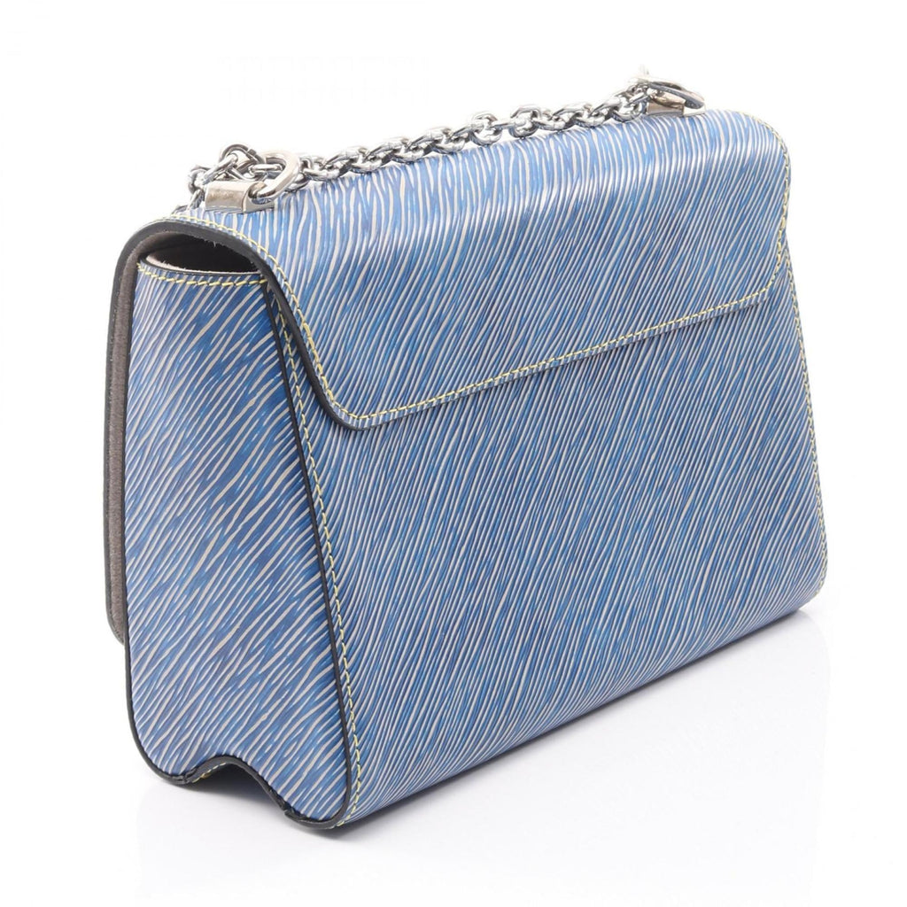 Louis Vuitton Blue Light Blue White Epi Leather Shoulder Bag
