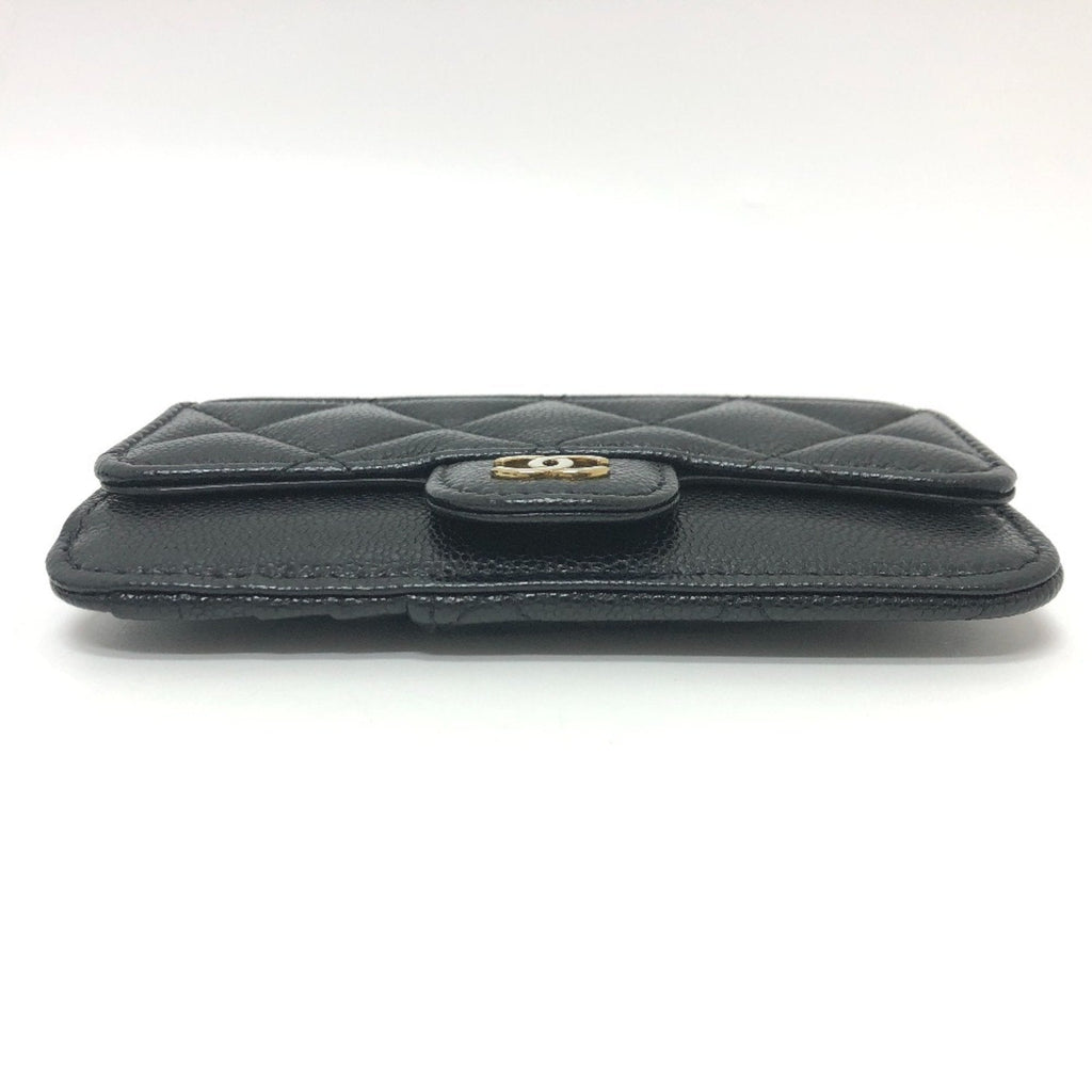 Chanel Black Grained Calfskin Coin Purse/Coin Case
