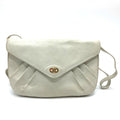 Celine White Leather Shoulder Bag