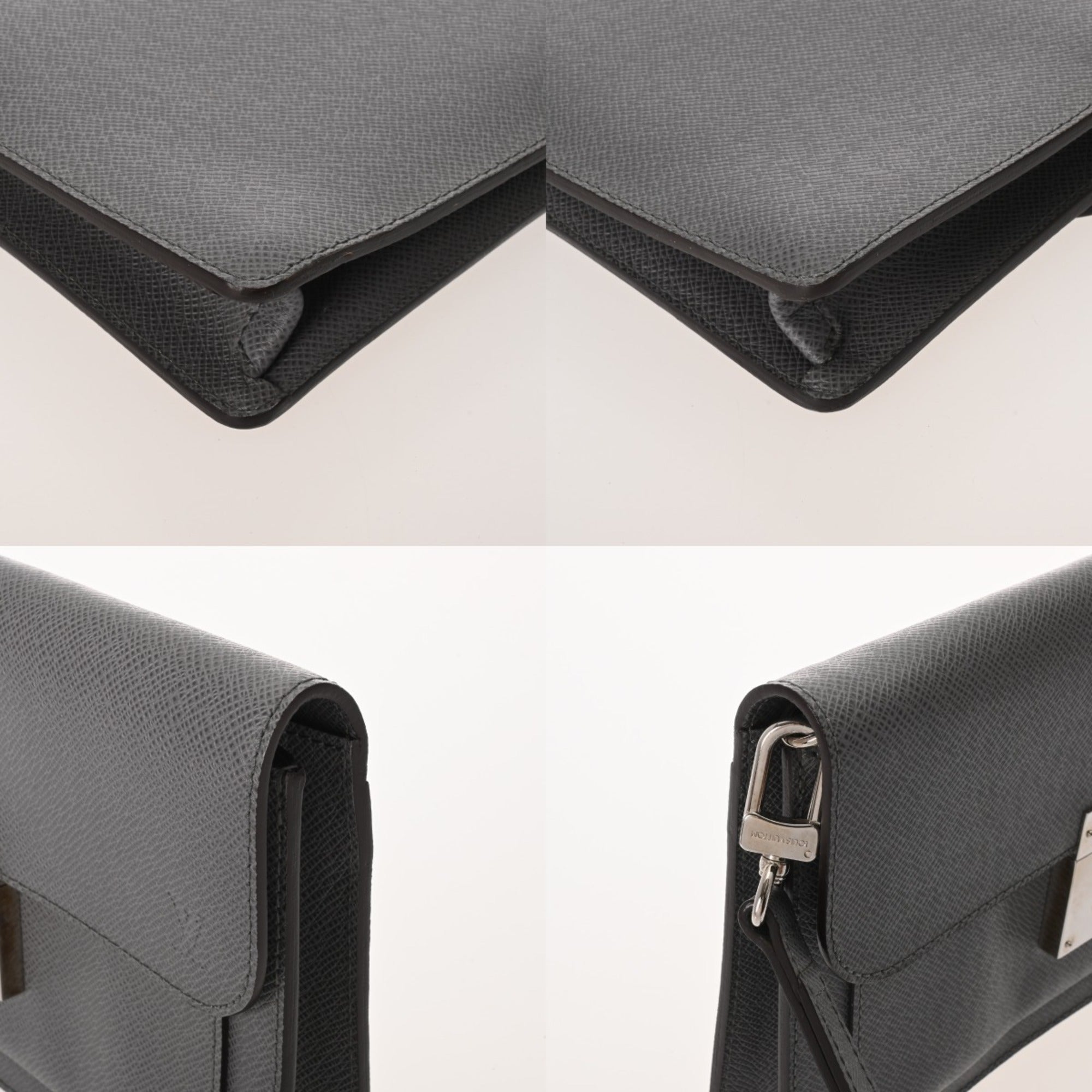 Louis Vuitton Glacier Cuir Ombre Leather Clutch Bag