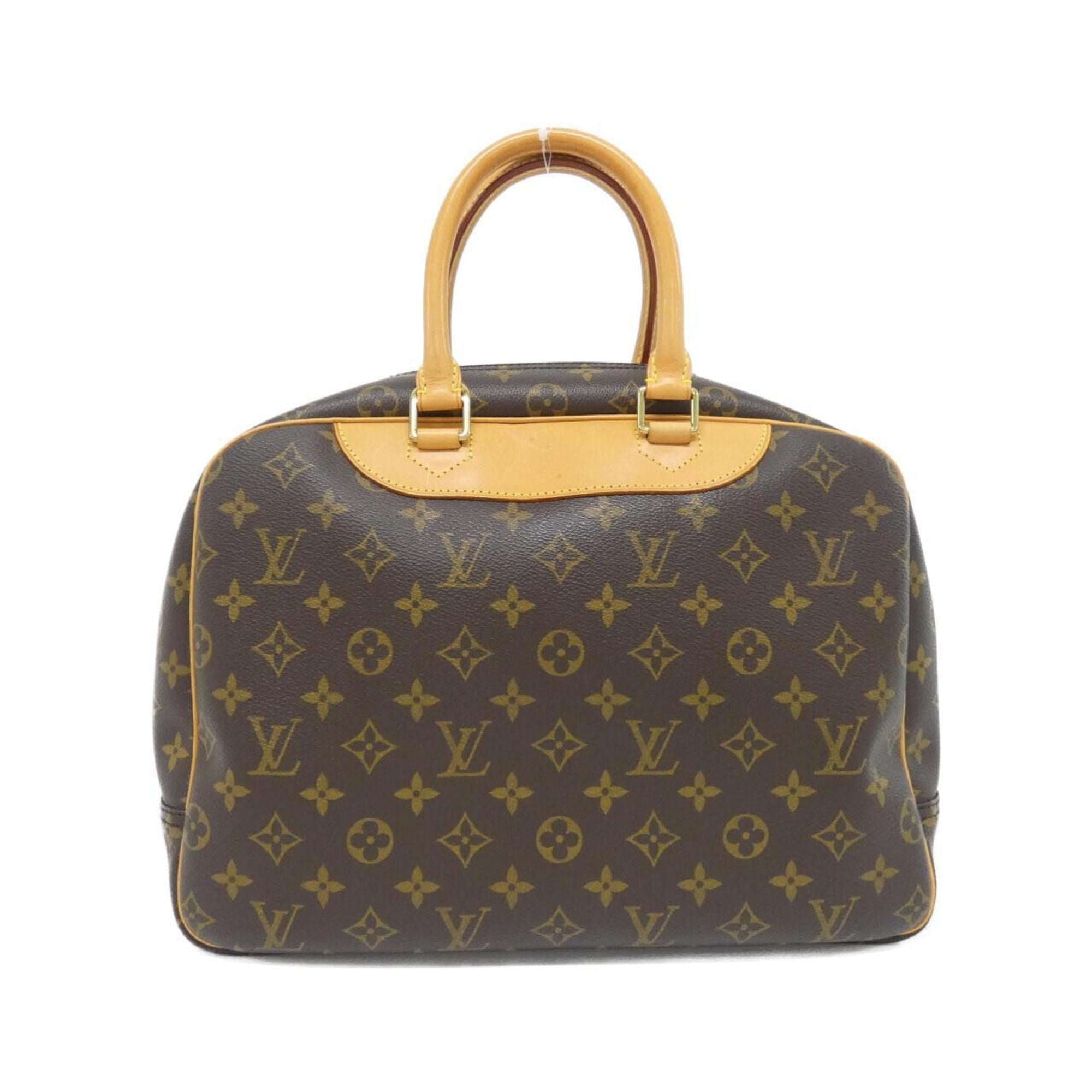 Louis Vuitton Marron Coated Canvas Handbag