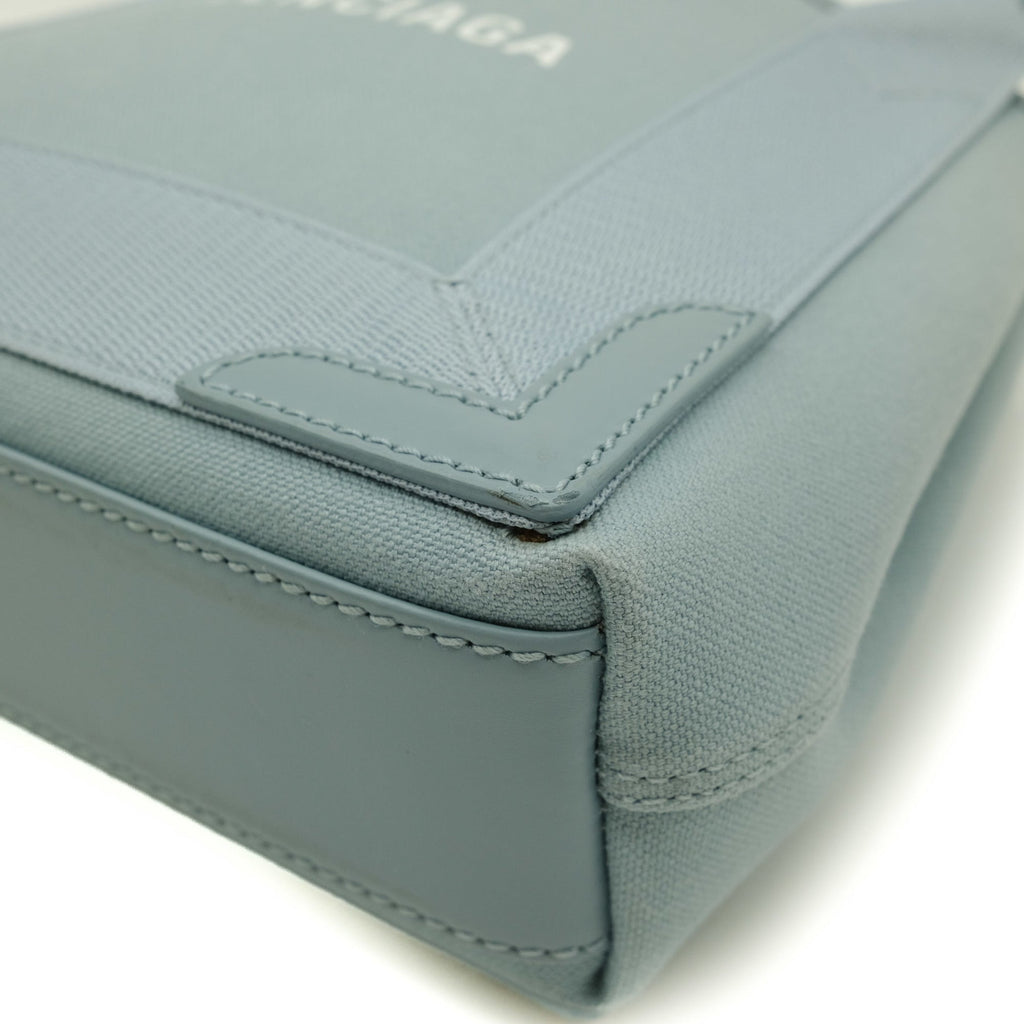 Balenciaga Light Blue Canvas Tote