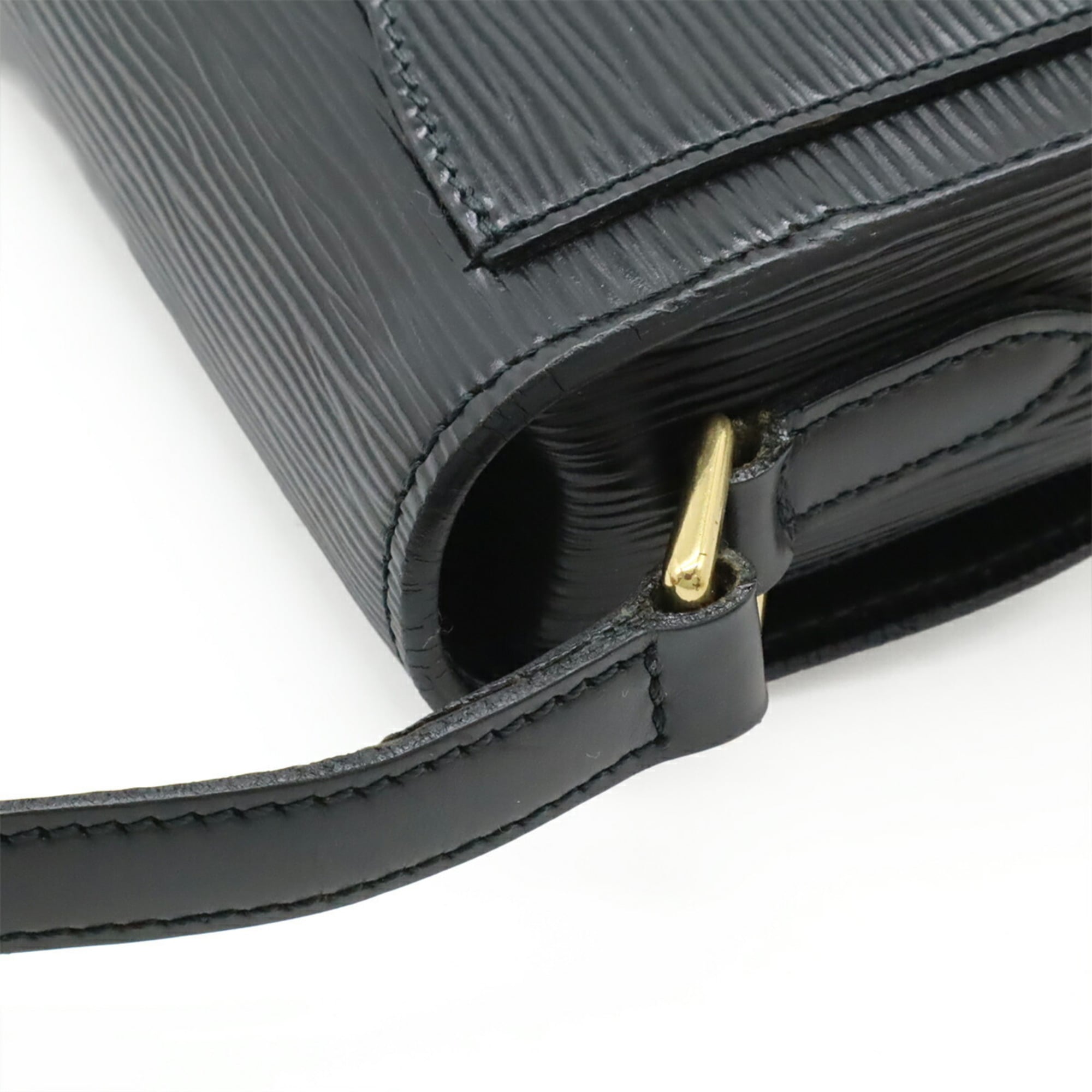 Louis Vuitton Epi Black Noir Epi Leather Pochette Shoulder Bag