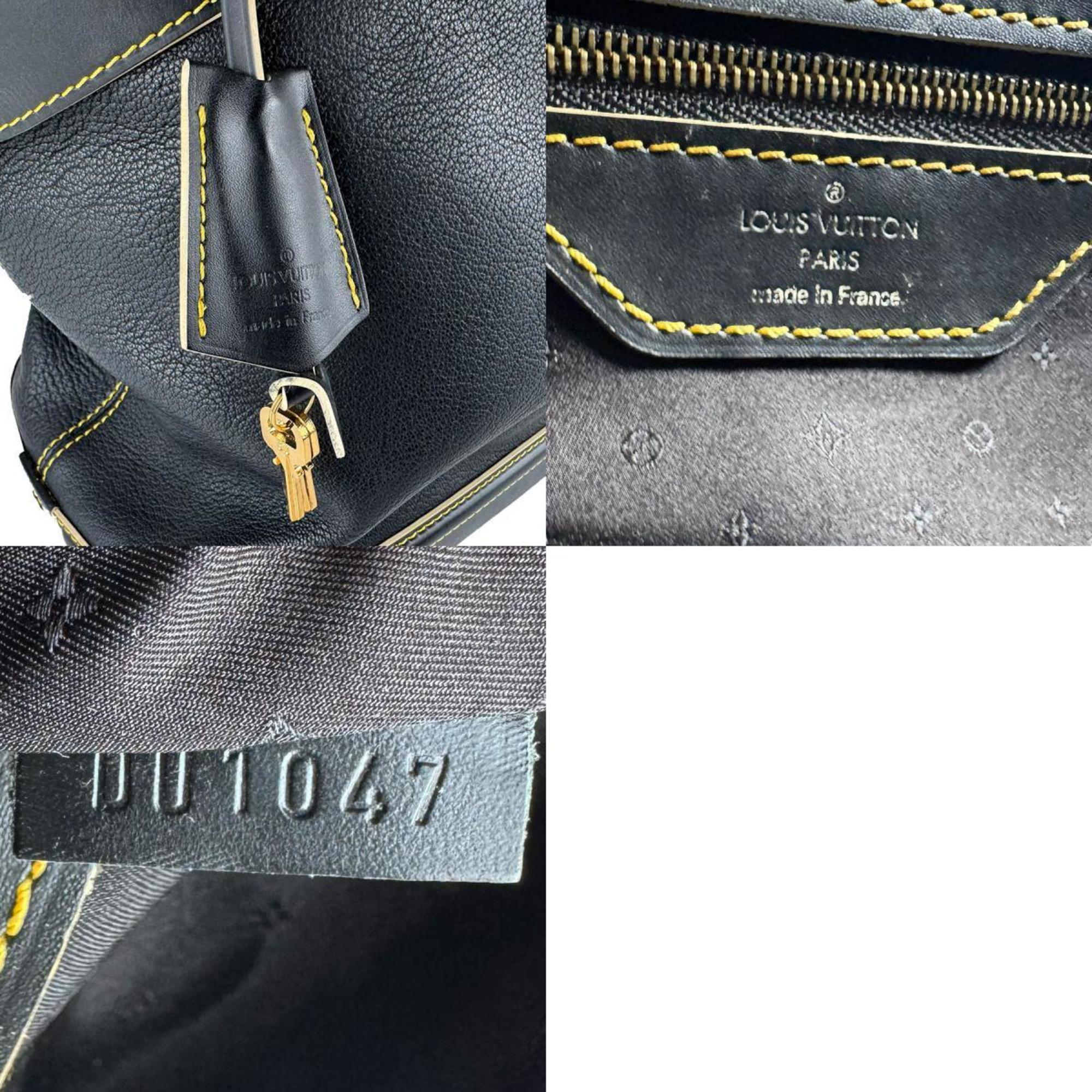 Louis Vuitton Noir Leather Handbag