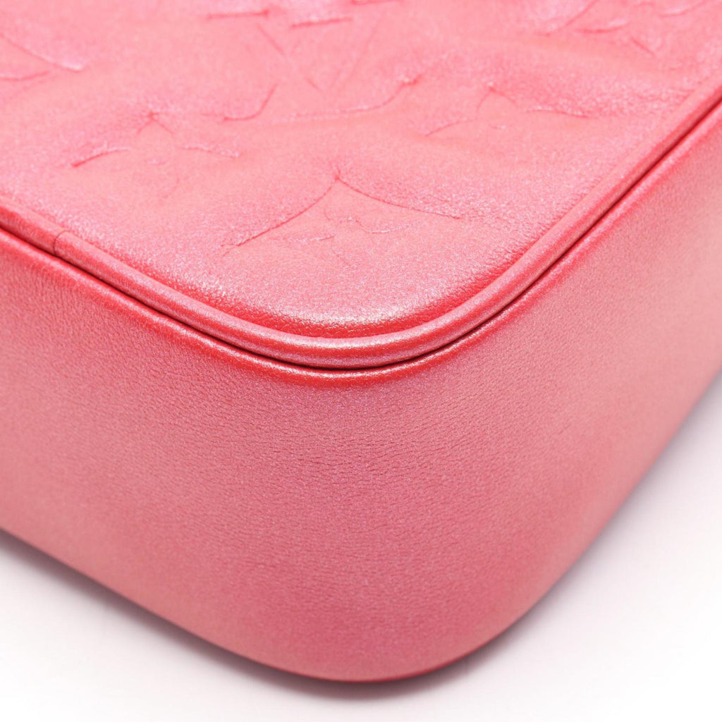 Louis Vuitton Pink Red Color Leather Shoulder Bag