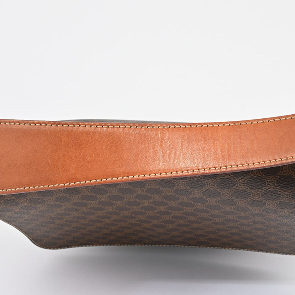 Celine Brown Pvc Leather Shoulder Bag