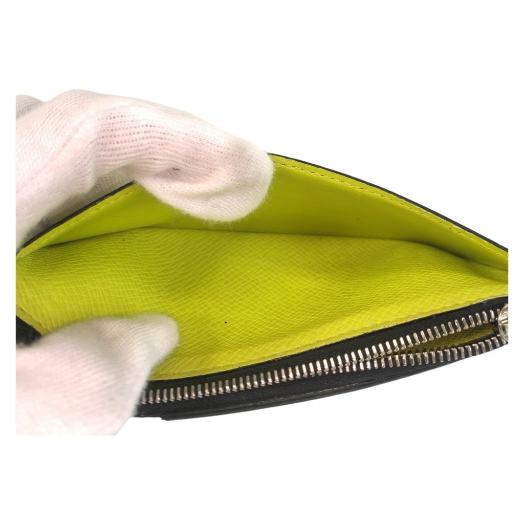 Louis Vuitton Taigarama Jaune Yellow Pvc Coin Purse/Coin Case