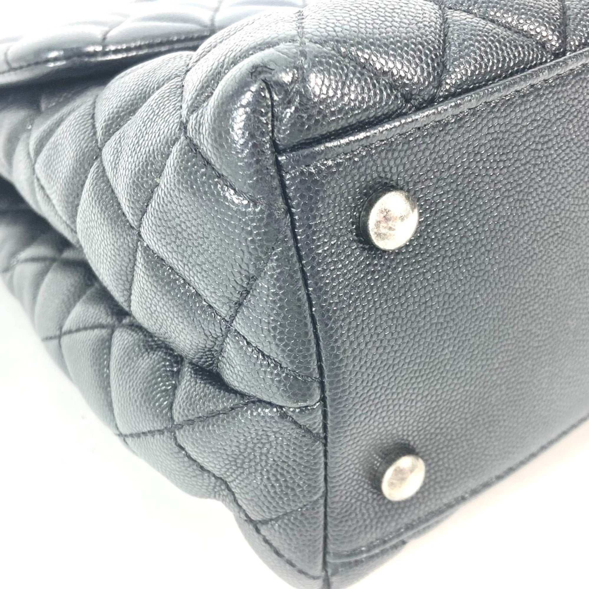 Chanel Black Leather Handbag