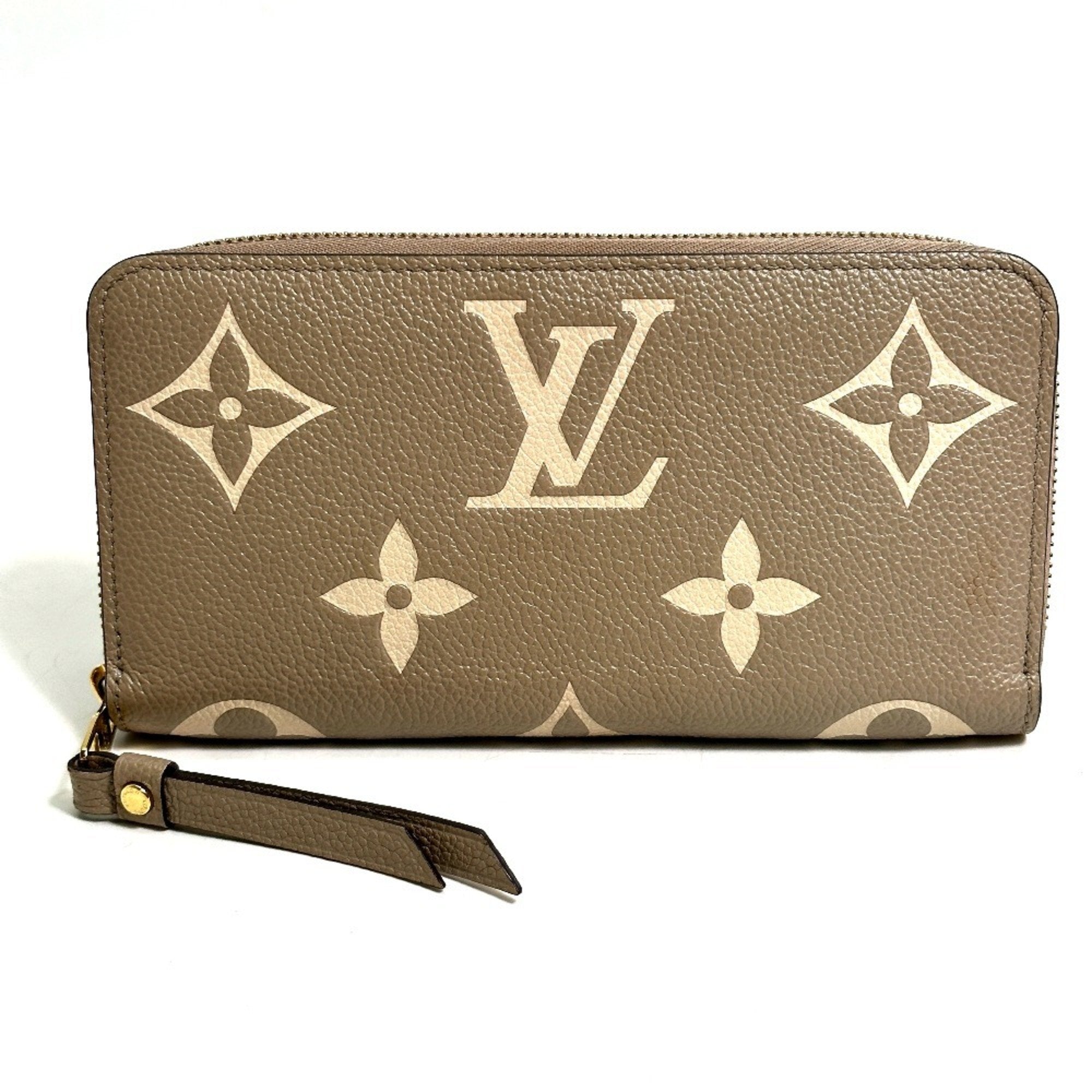 Louis Vuitton Monogram Empreinte Beige Tourterelle Monogram Empreinte Long Wallet