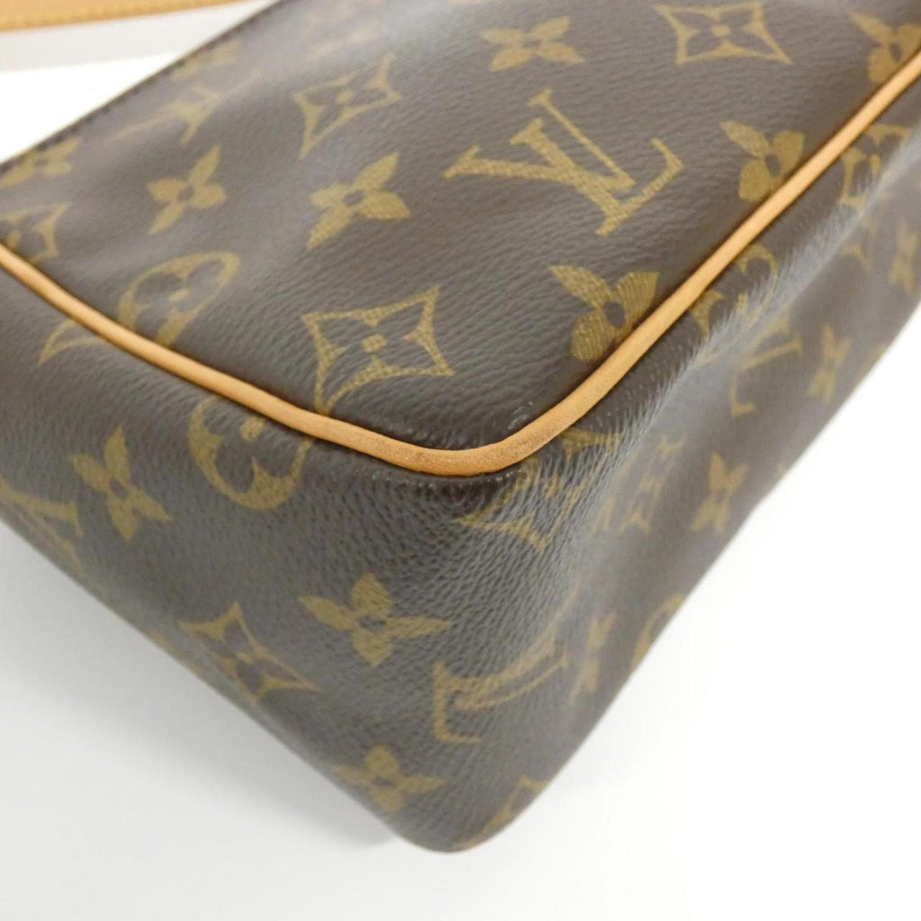 Louis Vuitton Marron Coated Canvas Shoulder Bag