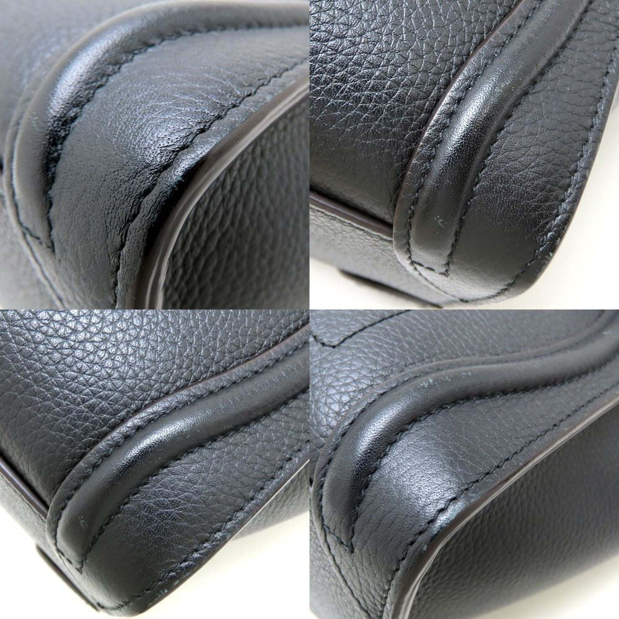 Celine Black Leather Handbag