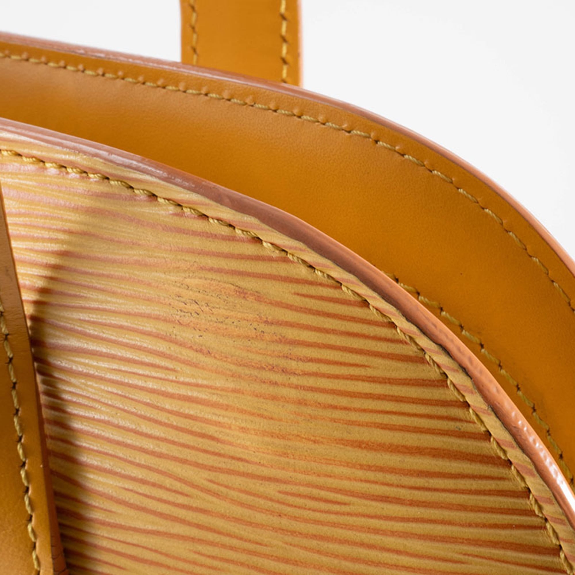 Louis Vuitton Yellow Epi Leather Shoulder Bag