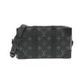 Louis Vuitton Black Coated Canvas Shoulder Bag