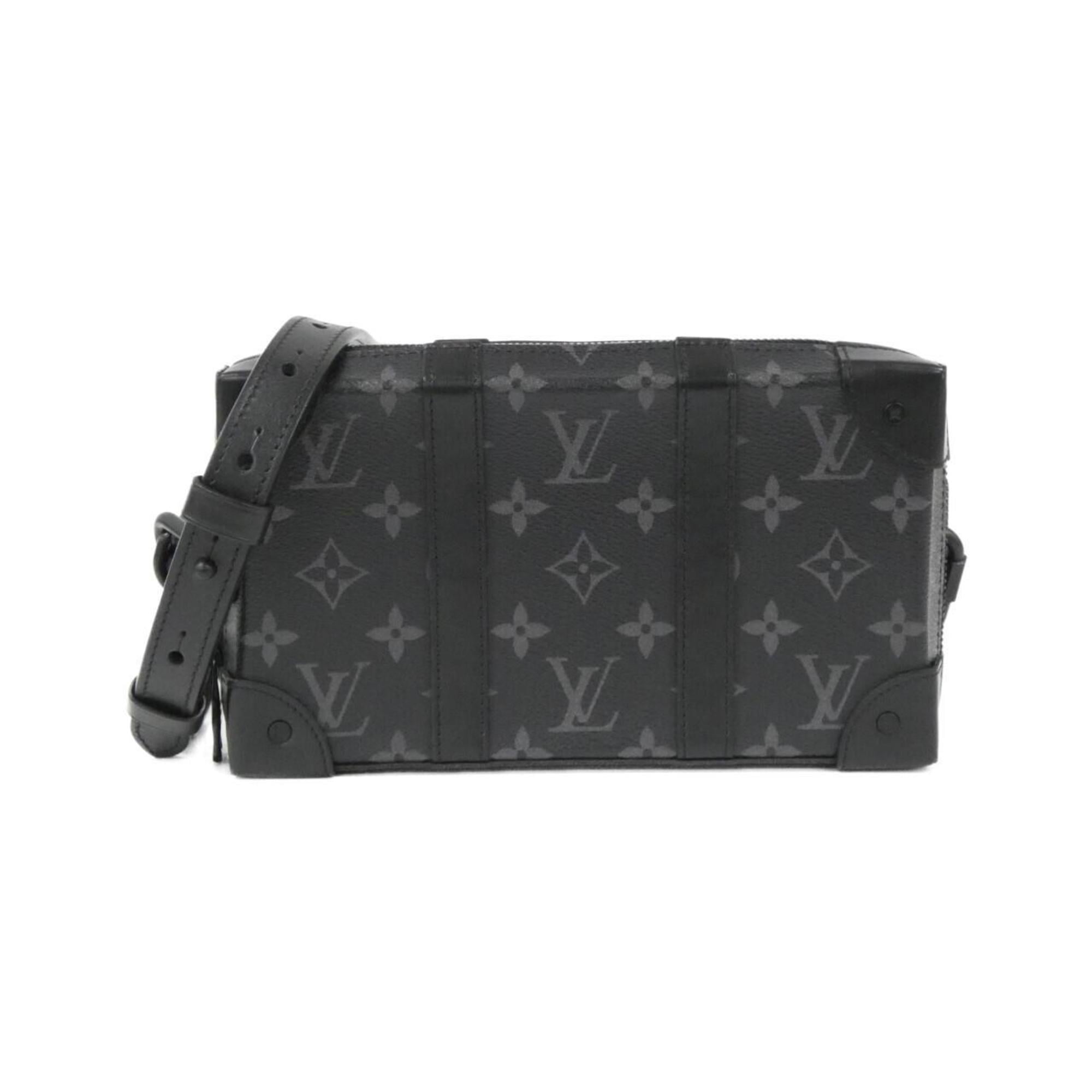 Louis Vuitton Black Coated Canvas Shoulder Bag