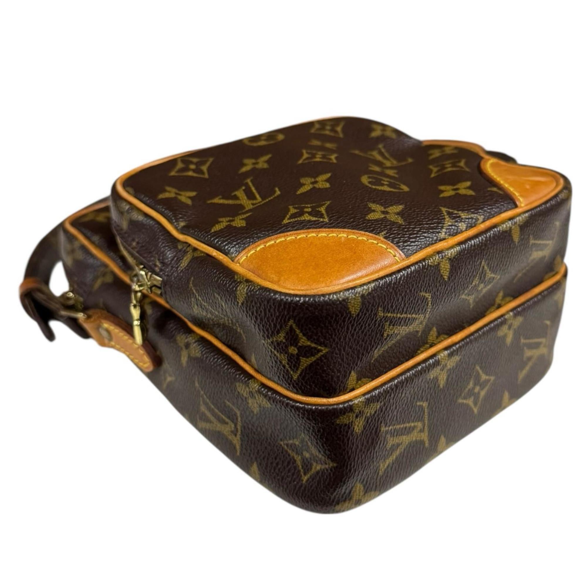 Louis Vuitton Brown Monogram Canvas Shoulder Bag
