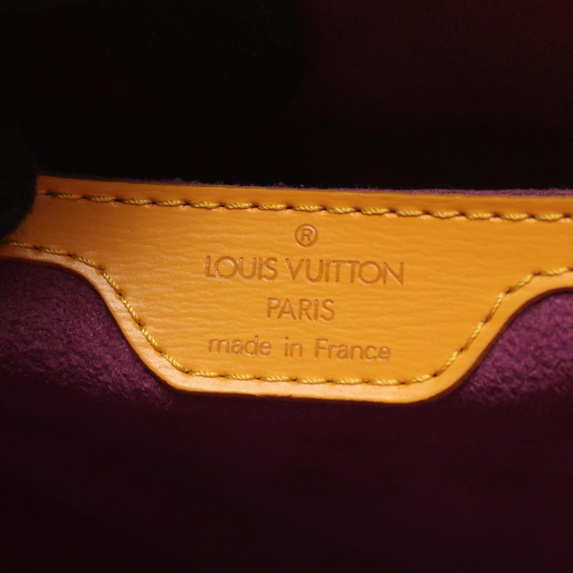 Louis Vuitton Yellow Epi Leather Handbag