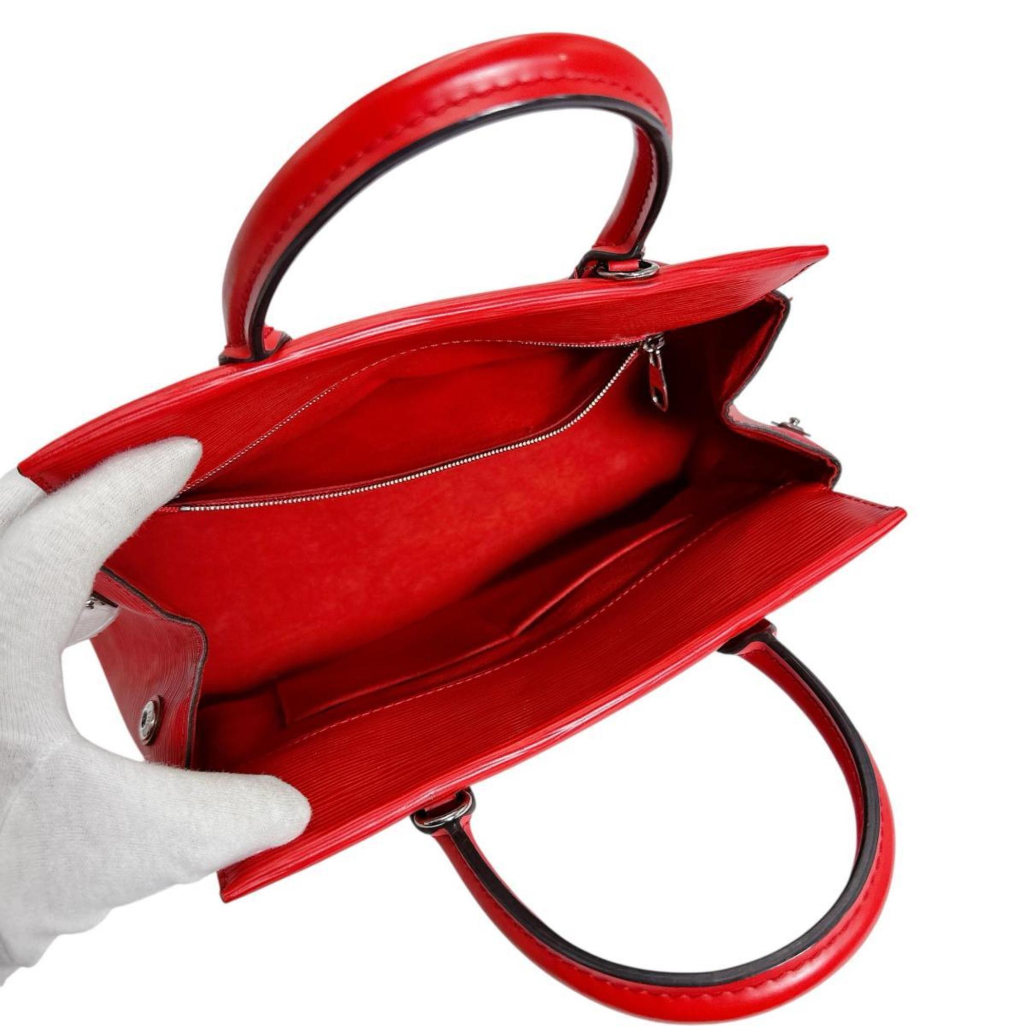 Louis Vuitton Red Color Epi Leather Handbag