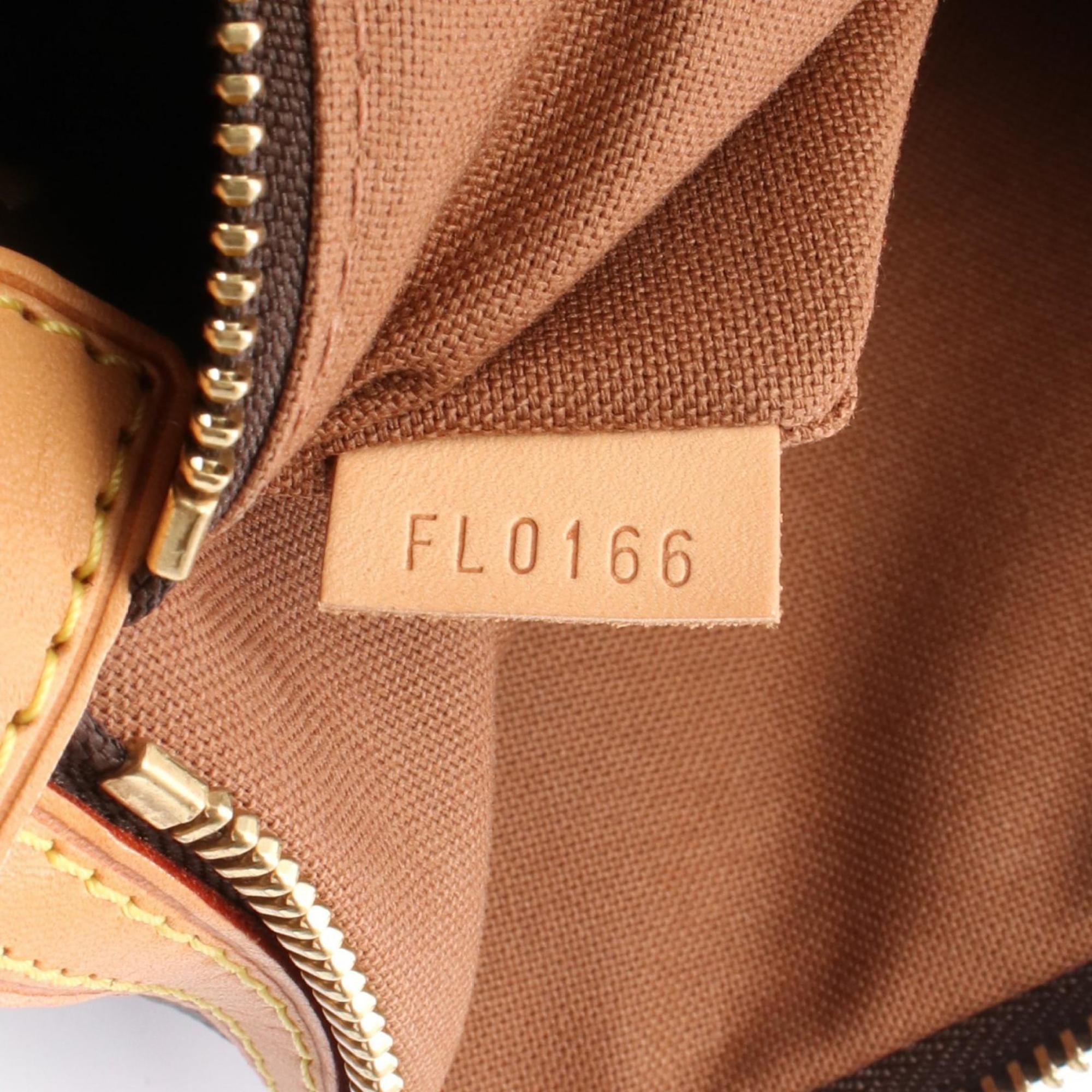 Louis Vuitton Brown Pvc Coated Canvas Monogram Leather Backpack