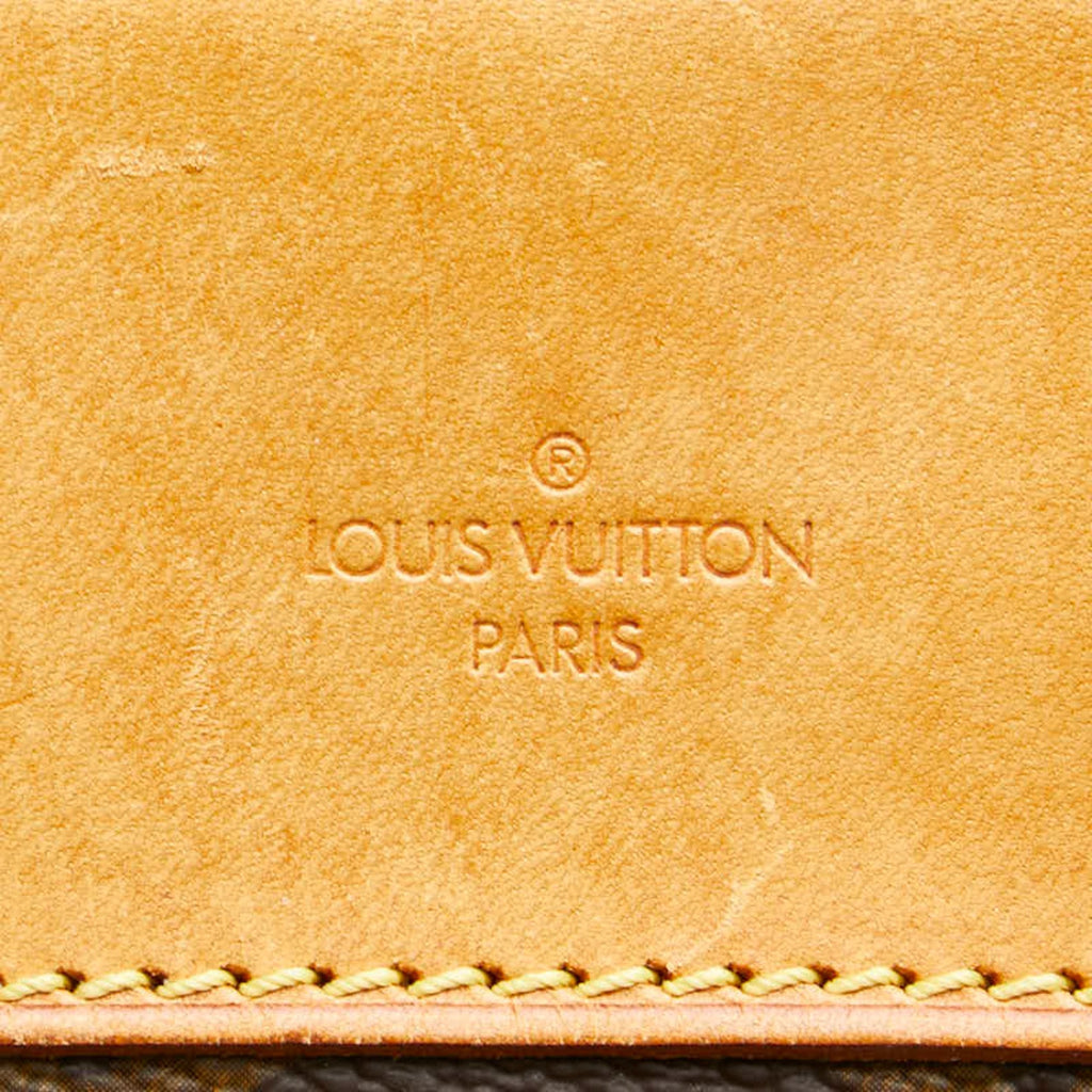 Louis Vuitton Monogram Brown Pvc Leather Handbag